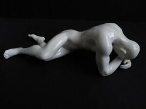 Unicorn Studios Nude Male Artistic Body Fine Porcelain Figurine Statue